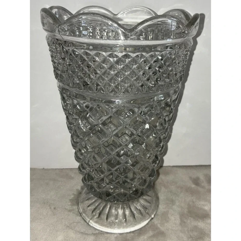 Anchor Hocking Vase‎ Wexford Clear 10